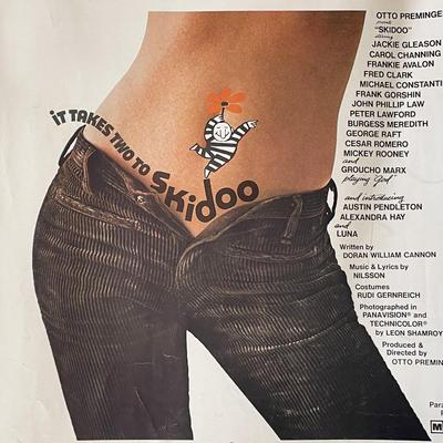 Skidoo 1968 vintage movie poster