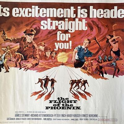 The Flight of the Phoenix 1965 vintage movie poster
