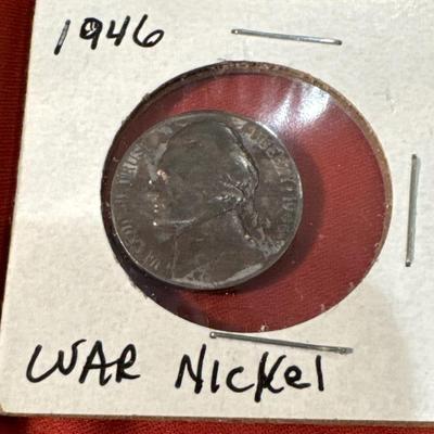 1946 War Nickel Jefferson