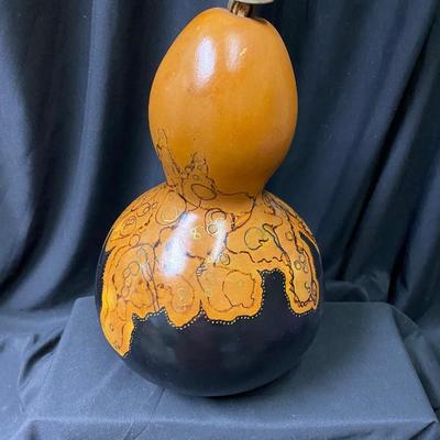 Large Painted Gourd