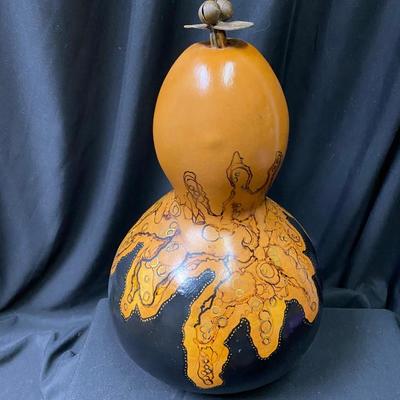 Large Painted Gourd