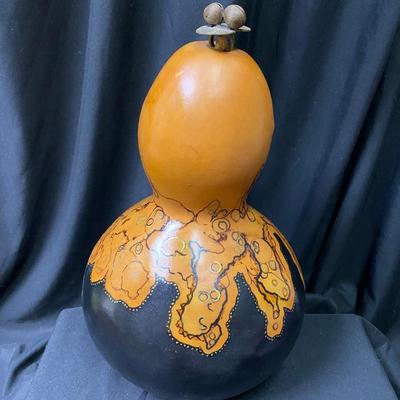 Large Painted Gourd