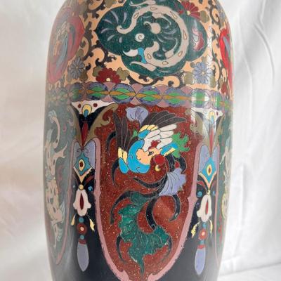 Cloisonné Vase, Brass Urns & Decor (LR-DZ)