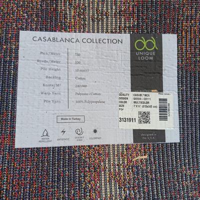 LARGE COLORFUL AREA RUG