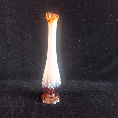 FENTON CAMEO GLASS VASE