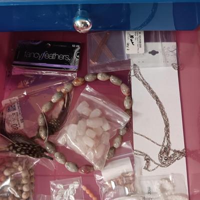 JEWELRY MAKERS BEADS AND OTHER SUPPLIES (3)