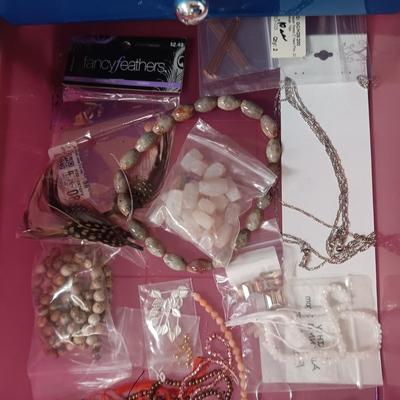 JEWELRY MAKERS BEADS AND OTHER SUPPLIES (3)