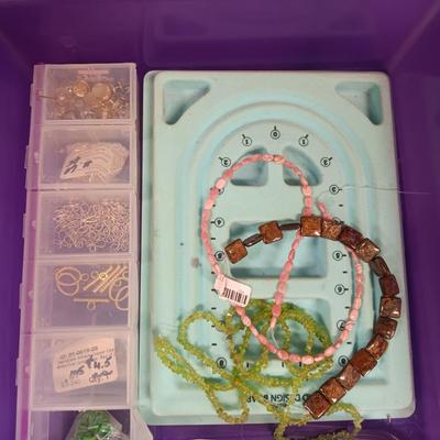 JEWELRY MAKERS BEADS AND OTHER SUPPLIES (4)