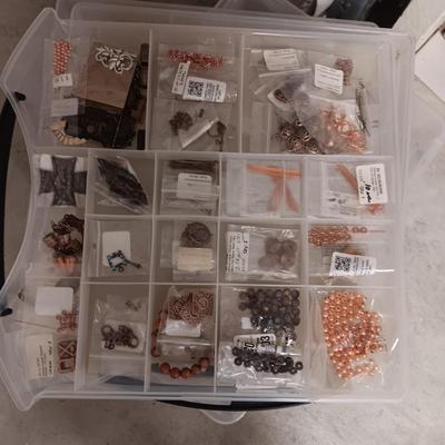 JEWELRY MAKERS BEADS AND OTHER SUPPLIES (6)