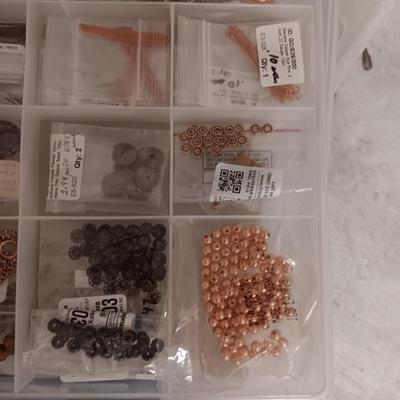 JEWELRY MAKERS BEADS AND OTHER SUPPLIES (6)