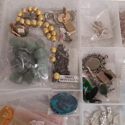 JEWELRY MAKERS BEADS AND OTHER SUPPLIES (7)