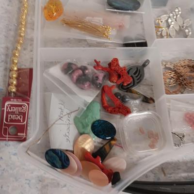 JEWELRY MAKERS BEADS AND OTHER SUPPLIES (7)