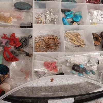 JEWELRY MAKERS BEADS AND OTHER SUPPLIES (7)