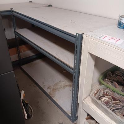 2 SHORT OR 1 TALL HEAVY DUTY STORAGE SHELVES