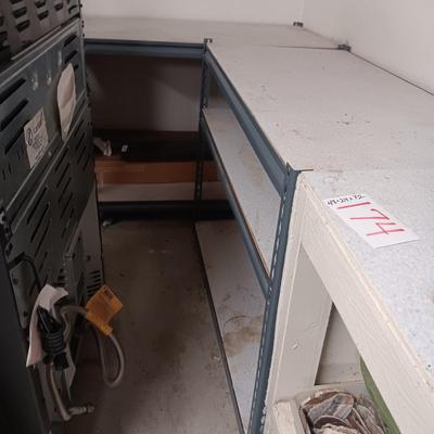 2 SHORT OR 1 TALL HEAVY DUTY STORAGE SHELVES
