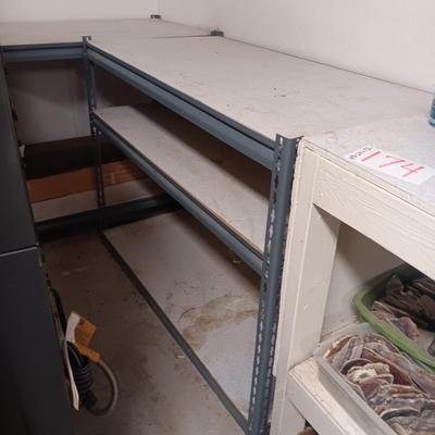 2 SHORT OR 1 TALL HEAVY DUTY STORAGE SHELVES