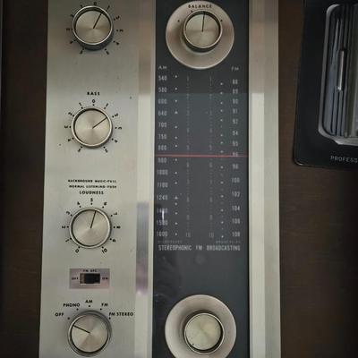 Mid Century Modern Philco Record Player and Hi-Fi Stereo