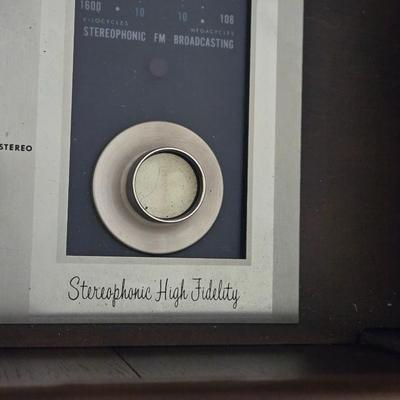 Mid Century Modern Philco Record Player and Hi-Fi Stereo