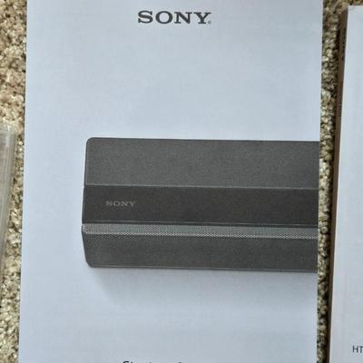 Sony Sound Bar Model: SA-Z9F & Sub Woofer Model: SA-WZ9F with Remote and Manuals