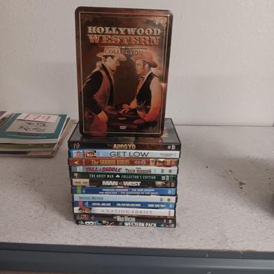 WESTERN SHOWS AND MOVIES ON DVD'S