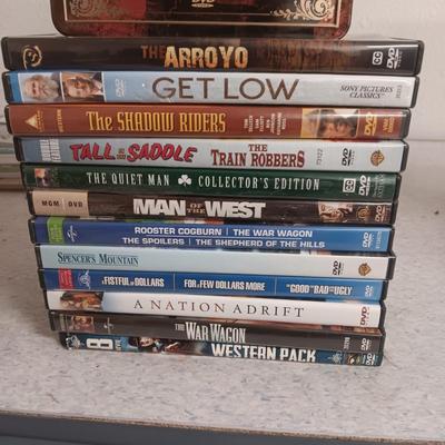 WESTERN SHOWS AND MOVIES ON DVD'S