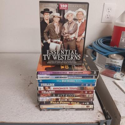 WESTERN SHOWS AND MOVIES ON DVD'S