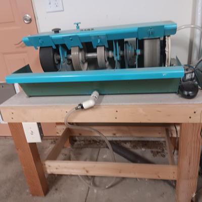 LAPIDARY MACHINE ON STAND