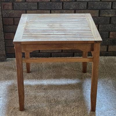 Wood Side Table