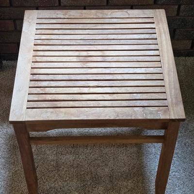 Wood Side Table