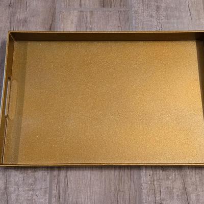 Sparkly Gold Tray