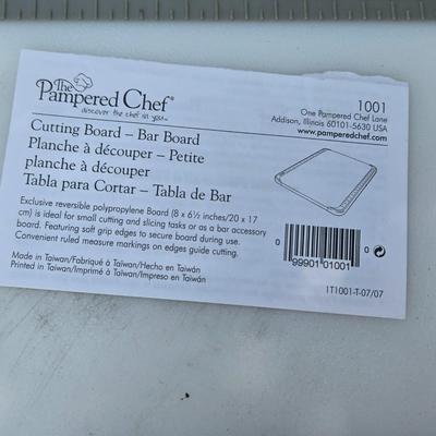 (2) Pampered Chef Cutting Boards
