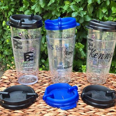 Plastic Beer Cups with Lids, Colorado Theme Bottle Opener,and (2) Cowboy Boot Shape Koozies