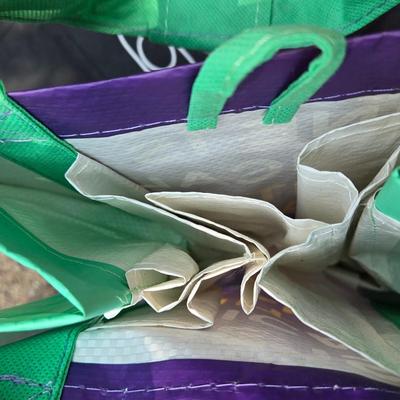 Insulated Grocery Bag and (3) Sectioned Wine Bags