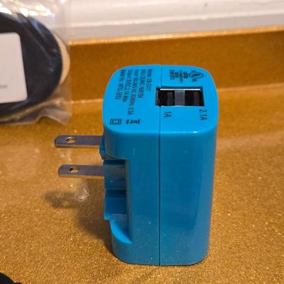 Mixed Items, Cellphone Plug, Key Chain, Self Adhesive Non Slip Pads, Lined Box, and More