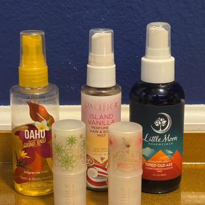 Scent Sprays and (2) Solid Perfumes
