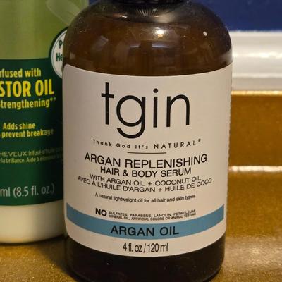 Olive Oil Hair Lotion, Argan Serum, Jamaican Black Castor Oil Hair Growth Serum