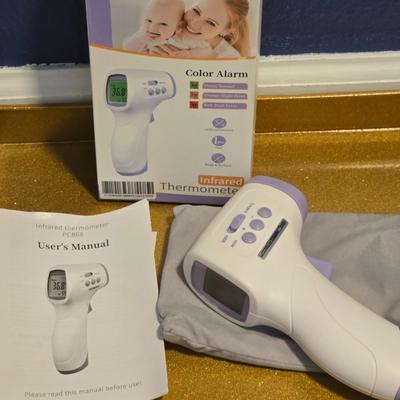 Digital Infared Thermometer and Urine Analysis Strips
