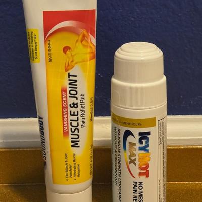 Icy Hot and Muscle & Joint Rub