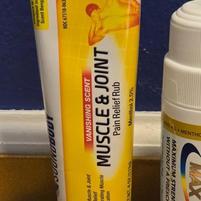 Icy Hot and Muscle & Joint Rub