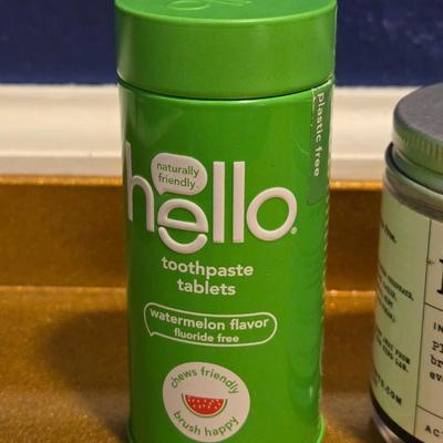 Chewable Toothpaste and Zyrtec Face Wipes