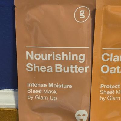 Face Masks, Clear Hair Elastics & small bag and Case