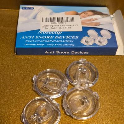 Breathe Right Stripes, Anti Snoring Nose Clips, and Earplugs