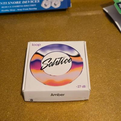 Breathe Right Stripes, Anti Snoring Nose Clips, and Earplugs