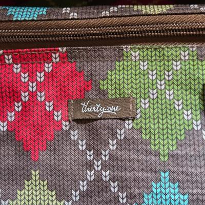 Thirty One Argyle Design Duffle Bag