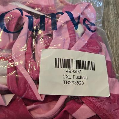 New with Tags Ruffle Pink Stripe Bathing Suit