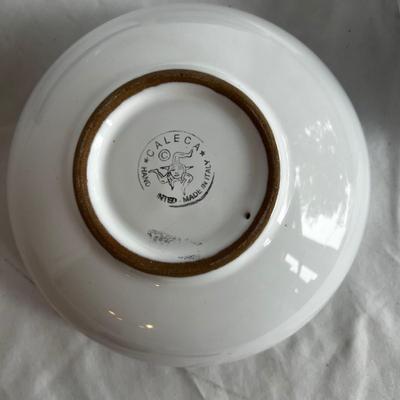 Italian Pottery Tray & Bowls (K-MK)