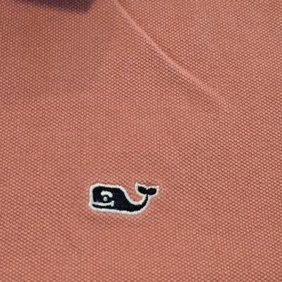 White Tommy Hilfiger and Coral Vineyard Vine Polo Shirts