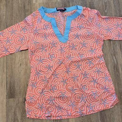 Coral Gap Long Sleeve Soft Top and Vineyard Vines Cotton Long Sleeve Top