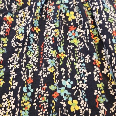 CJ Banks Yellow & White Striped Cotton Top and Floral Top