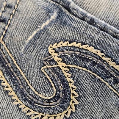 Silver Denim Jeans